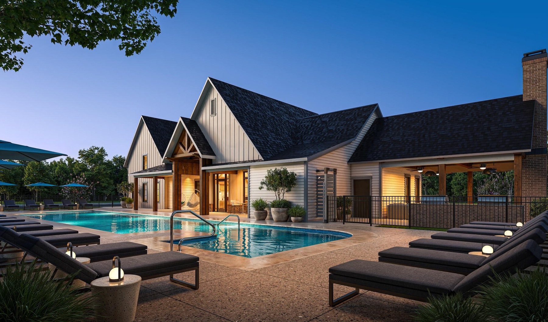 luxury resort-style pool